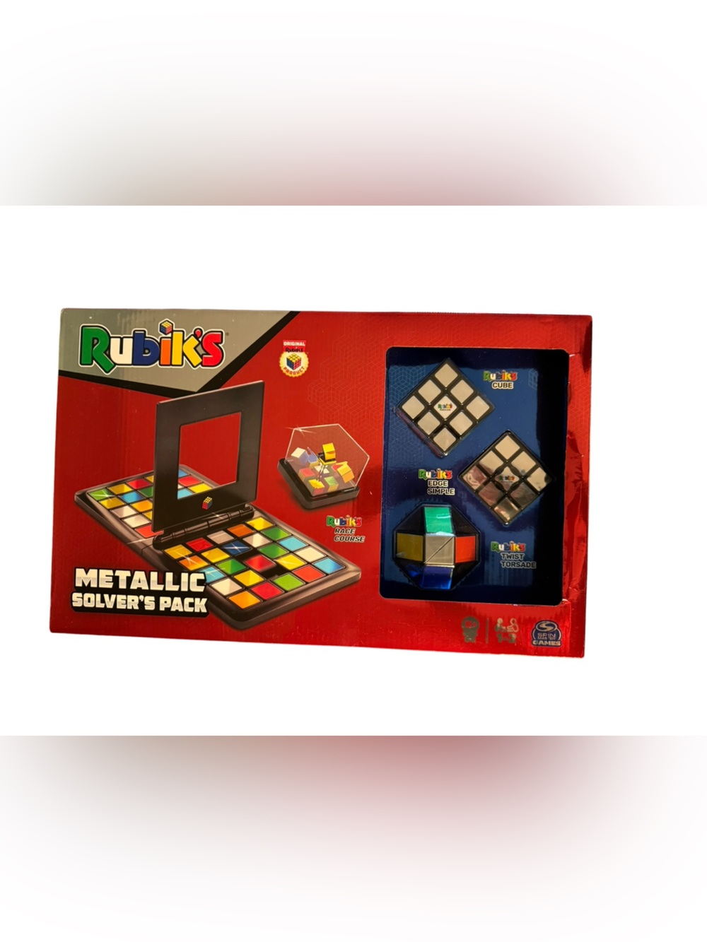 Rubik's Metallic Solver's Pack 4-in-1 Set - Special Edition Bundle NIB